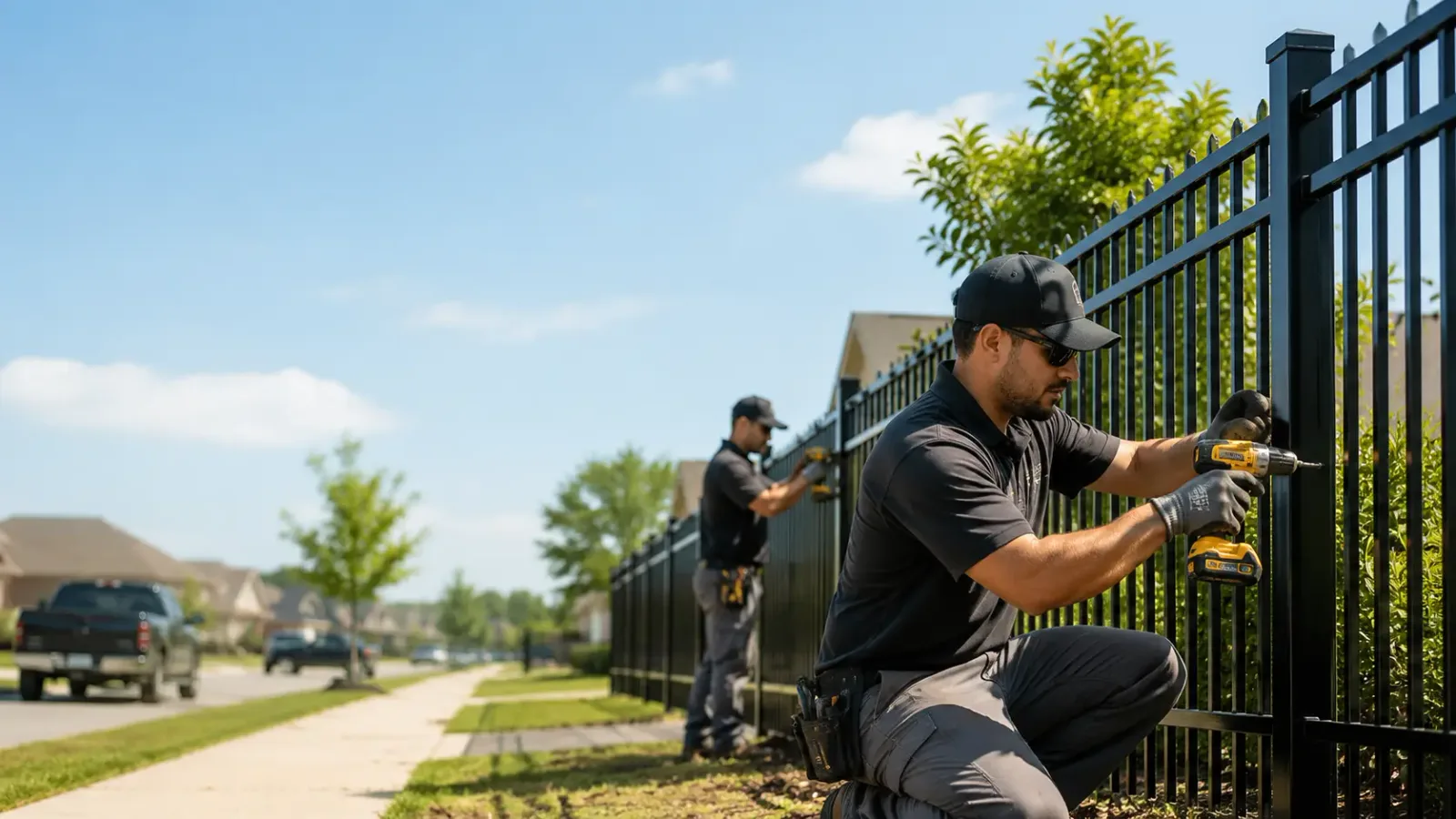 Metal Fence Installation in Moss Point, MS